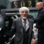 Bernie Ecclestone arriving at court