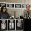 Noam Sagi and Sharon Lifschitz at a press conference today