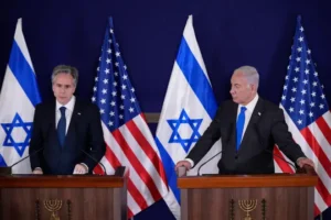 ‘We will always be there by your side’: US Secretary of State Antony Blinken delivers message of support to Israel