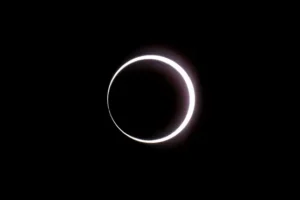 ‘Ring of fire’ solar eclipse begins its path across the Americas