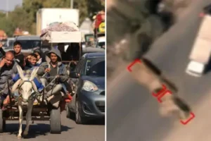 Israel claims Hamas is blocking Palestinians from leaving northern Gaza, as terrorists say IDF strike killed 70 refugees