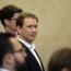 Sebastian Kurz arrives at court in Vienna