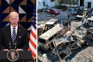 Joe Biden describes the ‘shock, pain and rage’ of Hamas attack on Israel and compares it to ‘fifteen 9/11s’