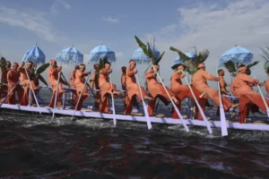 In Pictures: Myanmar lake festival resumes after three years