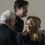 Giorgia Melonia and her former partner talk to a senior cleric