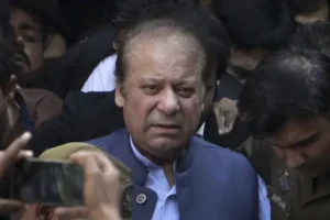 Former Pakistan prime minister Nawaz Sharif returns home ahead of vote