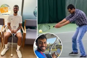 How a banker became a double visually impaired tennis champion in just seven years