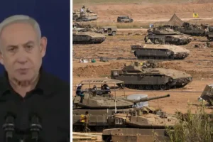 ‘All Hamas fighters are doomed’ vows Benjamin Netanyahu as he promises Israel is preparing ground invasion of Gaza