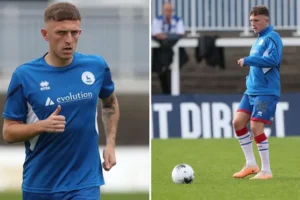 Footballer, 25, charged with rape of woman and is set to appear in court next month
