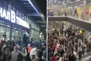 ‘Anti-Israel mob’ storms airport in Dagestan ‘searching for Jews’ forcing flight from Tel Aviv to divert