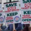 Ticket office protest