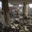 Destroyed buildings in Khan Younis