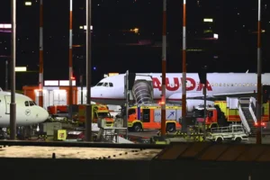 Four-year-old girl safe as Hamburg airport gunman arrested