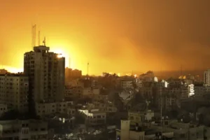 Israeli troops ‘have surrounded Gaza City’ as telecoms hit by another outage