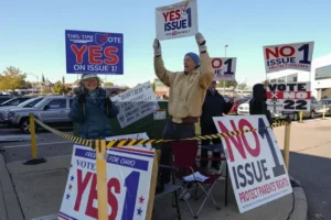 Abortion tops agenda in US polls a year before presidential contest