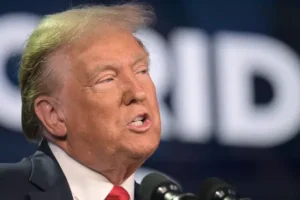 Donald Trump arrives in court ahead of evidence to civil fraud trial