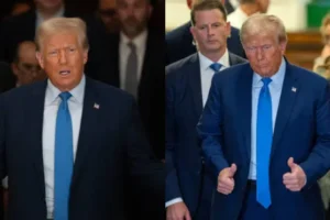 Donald Trump brands fraud case a ‘scam’ after ‘rambling’ civil court appearance in New York