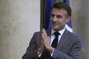 Emmanuel Macron appeals to Israel to protect civilians at Gaza aid conference