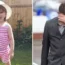 Ava-May Littleboy (l) and funfair owner Curt Johnson (r)