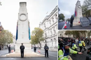 Cenotaph to have round-the-clock police guard as part of 2,000-strong Armistice Day ‘ring of steel’