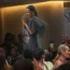 Niger designer Alia Bare thanks the public at the end of her show during Johannesburg Fashion Week 2023