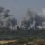 Smoke from air strike