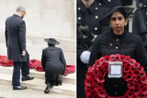 Braverman makes first public appearance after Armistice Day violence as calls for her to be sacked intensify