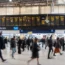 Three men were arrested at Waterloo Station (pictured) after an incident on Saturday