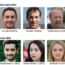 Faces judged most often as (a) human and (b) AI.