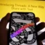 An Apple iPhone screen showing the Threads app