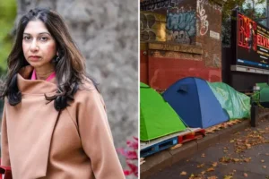 Rishi Sunak ditches Suella Braverman’s ban on tents for the homeless as ring-wing Tories revolt grows