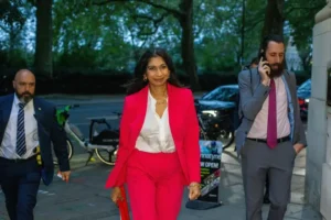 Downing St says Rishi Sunak believes in ‘actions not words’ in swipe at Braverman’s brutal letter