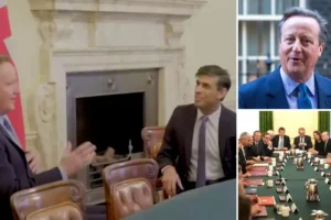 Rishi Sunak boasts David Cameron’s return was ‘best kept secret’ in behind the scenes video from reshuffle