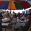 Palestinians displaced by the Israeli bombardment of the Gaza Strip have gathered at a tent camp in Khan Younis