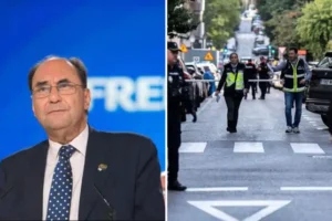 British woman arrested after Spanish politician ambushed and shot in the face in Madrid ‘terror attack’