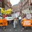 Just Stop Oil and Extinction Rebellion march from Parliament Square to the Home Office against the possible deportation of Marcus Decker from the UK. Credit: Andrea Domeniconi/Alamy News