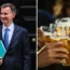 Hunt has frozen alcohol duty