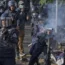Tear gas fired at demo