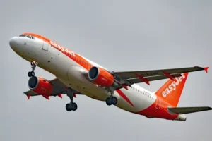 EasyJet swings to annual profit, but sees hit from Gaza conflict