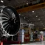 The assembly line at Rolls-Royce's aero engine factory in Derby