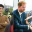 Omis Scobie (l) and Harry, Meghan and Archie (r)
