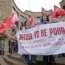 College staff on strike