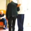 Care home patient with nurse