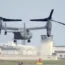A US military CV-22 Osprey takes off from a base in western Japan