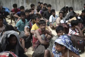 400 Rohingya Muslims on board two boats adrift in the Andaman Sea