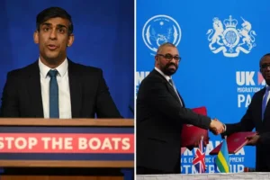 Sunak to ‘cut through middle’ on Rwanda plan in bid to appease ‘majority’ of Tory MPs as ministers threaten to quit