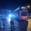 Emergency services at Sutton station last night