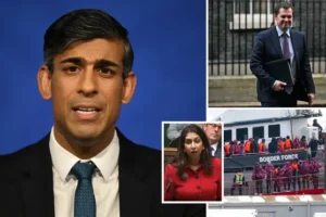 Rishi Sunak to hold emergency news conference in Downing Street amid Tory turmoil over Rwanda flights