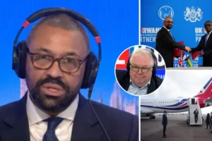 James Cleverly says he can’t remember calling Rwanda deportation policy ‘batshit’