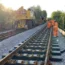 Network Rail workers carry out track maintenance